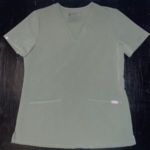 Figs women's small moss casma three pocket scrub top